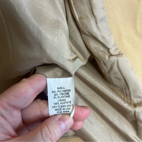 Shoshanna Tan Toggle Hooded Swing Jacket Coat Tan size‎ 8 Classic and Chic - Picture 13 of 14